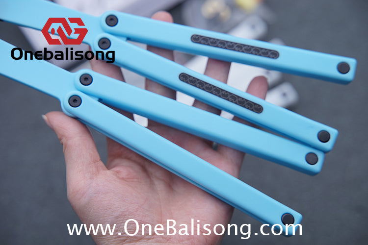 XiaoLu Flank p Clone  Balisong Plastic Trainer Blade Outdoor Safe EDC