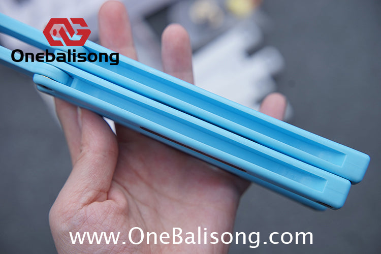 XiaoLu Flank p Clone  Balisong Plastic Trainer Blade Outdoor Safe EDC