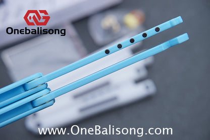 XiaoLu Flank p Clone  Balisong Plastic Trainer Blade Outdoor Safe EDC