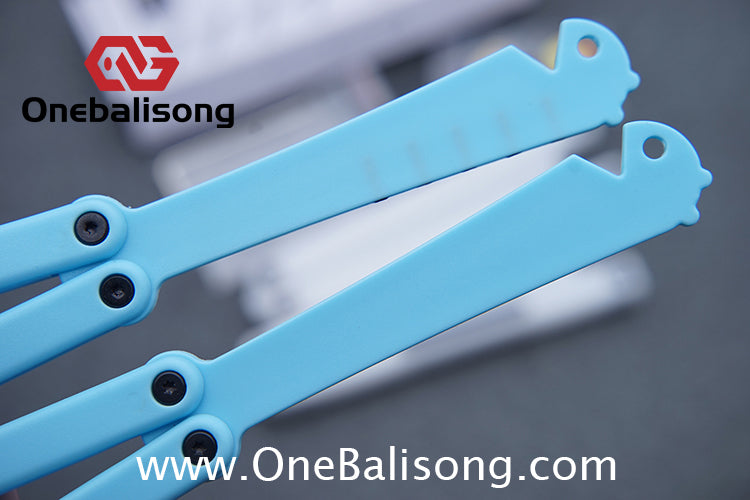 XiaoLu Flank p Clone  Balisong Plastic Trainer Blade Outdoor Safe EDC