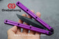 Baliplus Kraken Balisong Glossy clone Tanto/Bowie/Weekawk  live/Fake Blade Channel 7075 Aluminum Glossy Handle Bushings 9cr18