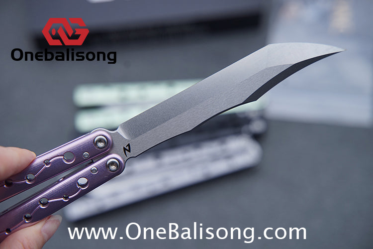 SYNC Ming Balisong Original 7075 Aluminum Alloy Handle Stainless Steel Blade Bushing