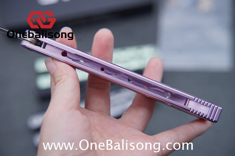 SYNC Ming Balisong Original 7075 Aluminum Alloy Handle Stainless Steel Blade Bushing