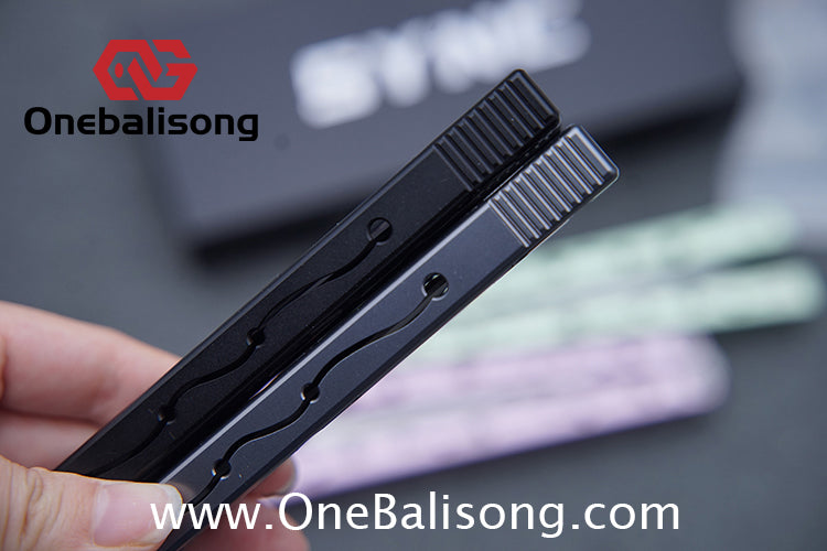 SYNC Ming Balisong Original 7075 Aluminum Alloy Handle Stainless Steel Blade Bushing