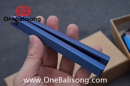 theone serif clone Titanium alloy-handle stainless steel blade