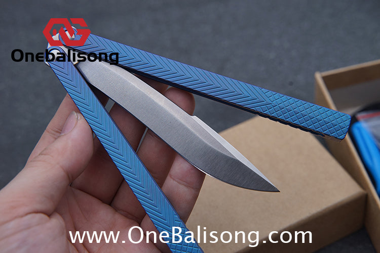 theone serif clone Titanium alloy-handle stainless steel blade