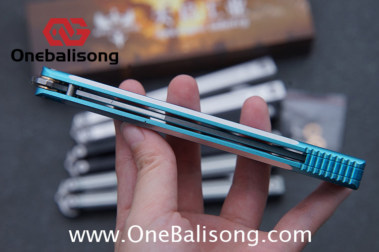 APOCALYPSE Tianqi Orion Balisong Clone 7075 Aluminum Alloy Handle Stainless Steel Blade Bushing