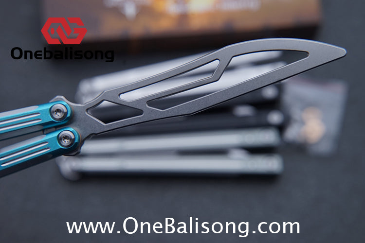 APOCALYPSE Tianqi Orion Balisong Clone 7075 Aluminum Alloy Handle Stainless Steel Blade Bushing