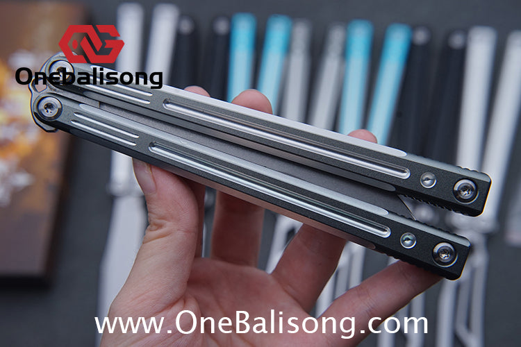 APOCALYPSE Tianqi Orion Balisong Clone 7075 Aluminum Alloy Handle Stainless Steel Blade Bushing