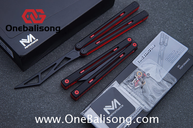 Performance Time Zero Lite Balisong 7075 Aluminium Alloy Handle 5cr15 MOV Stainless Steel Blade