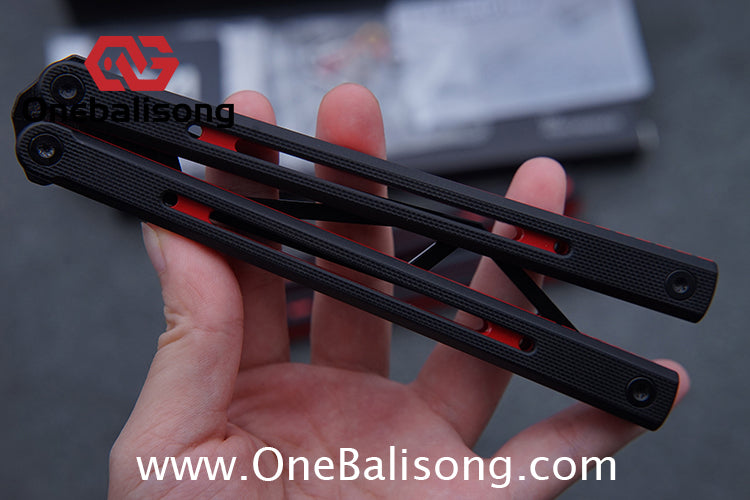 Performance Time Zero Lite Balisong 7075 Aluminium Alloy Handle 5cr15 MOV Stainless Steel Blade
