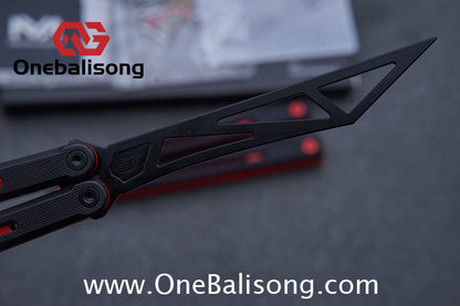 MY Performance Time Lite Original Balisong 7075 Aluminium Alloy Handle 5cr15 MOV Stainless Steel Blade