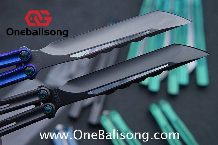Harpy Eagle Original Balisong TC21 Titanium Alloy Handle M390 Stainless Steel Blade Bushing