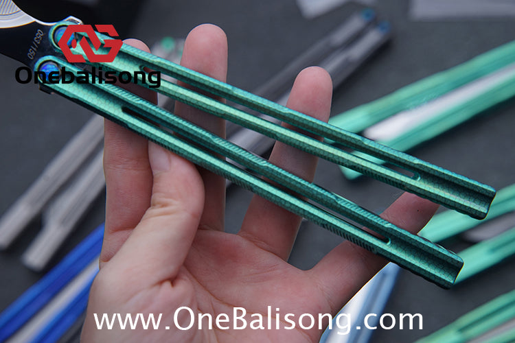 Harpy Eagle Original Balisong TC21 Titanium Alloy Handle M390 Stainless Steel Blade Bushing