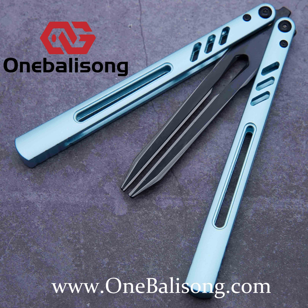 Balisong tuning fork REP aluminum alloy handle stainless steel tuning