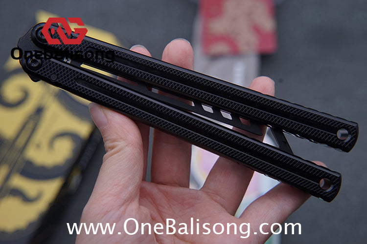ARMED SHARK Glide Kraken Version Balisong clone Seven series aluminum alloy handle stainless steel Trainer blade Bushings
