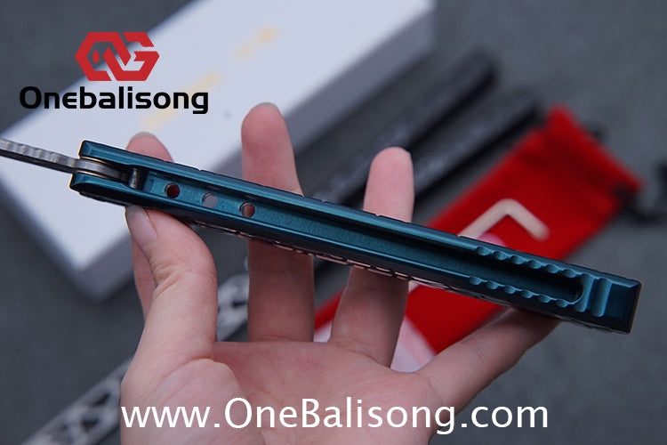 Cold Blade Concept Balisong 7075 Aluminum Alloy Handle 515R Sandblasted Stone Wash Stainless SteelBlade Bushing