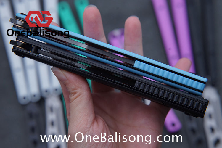 Asgard Steel Cygnus Balisong ABS Patch/Coating/Stainless Steel Handle Stainless Steel Blade Bushings