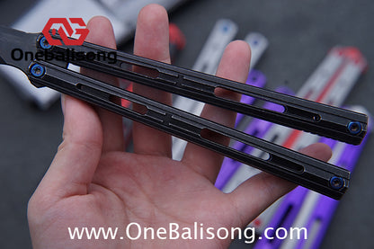 MY Performance Cavalier Original Balisong Aluminum Alloy Handle Titanium alloy Counterweight Stainless Steel Blade