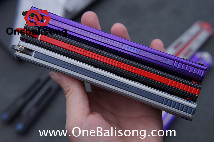 MY Performance Cavalier Original Balisong Aluminum Alloy Handle Titanium alloy Counterweight Stainless Steel Blade