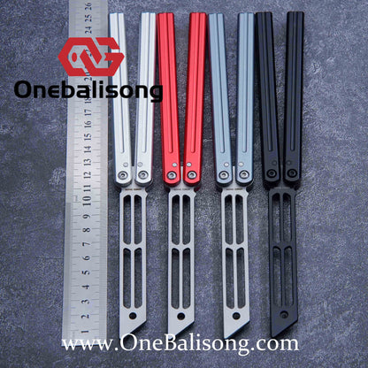 ARMED SHARK Triton V2 Balisong clone Aluminum alloy handle stainless steel blade Bushing