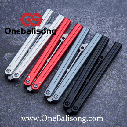 ARMED SHARK Triton V2 Balisong clone Aluminum alloy handle stainless steel blade Bushing