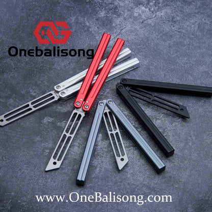 ARMED SHARK Triton V2 Balisong clone Aluminum alloy handle stainless steel blade Bushing