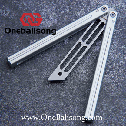 ARMED SHARK Triton V2 Balisong clone Aluminum alloy handle stainless steel blade Bushing
