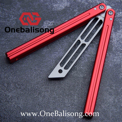 ARMED SHARK Triton V2 Balisong clone Aluminum alloy handle stainless steel blade Bushing