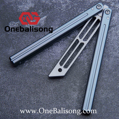 ARMED SHARK Triton V2 Balisong clone Aluminum alloy handle stainless steel blade Bushing