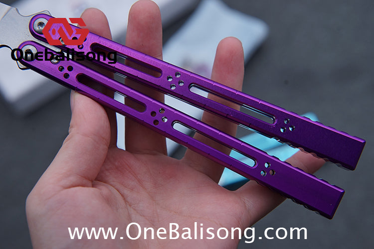 TITUS Bas Balisong Clone 7075 Aluminum Alloy Handle VG10 Stainless Steel Bushing
