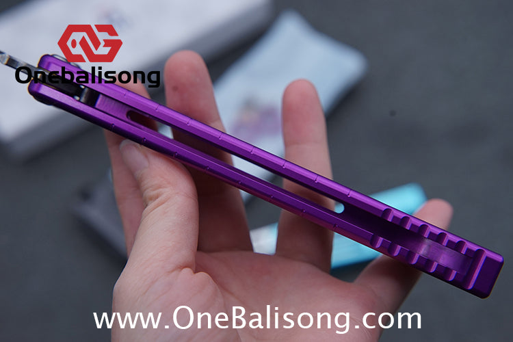 TITUS Bas Balisong Clone 7075 Aluminum Alloy Handle VG10 Stainless Steel Bushing