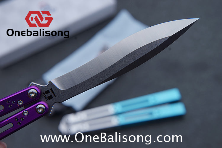 TITUS Bas Balisong Clone 7075 Aluminum Alloy Handle VG10 Stainless Steel Bushing