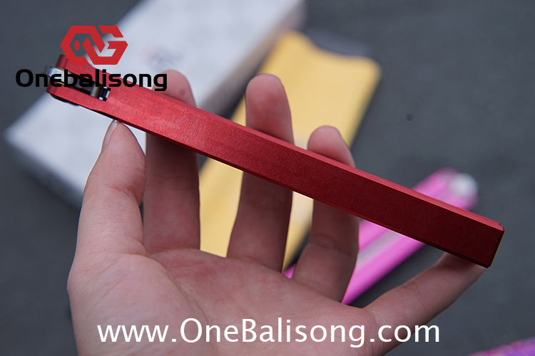 TITUS BB Balisong Clone 7075 Aluminum Alloy Handle 3CR13R Stainless Steel Blade Bushing