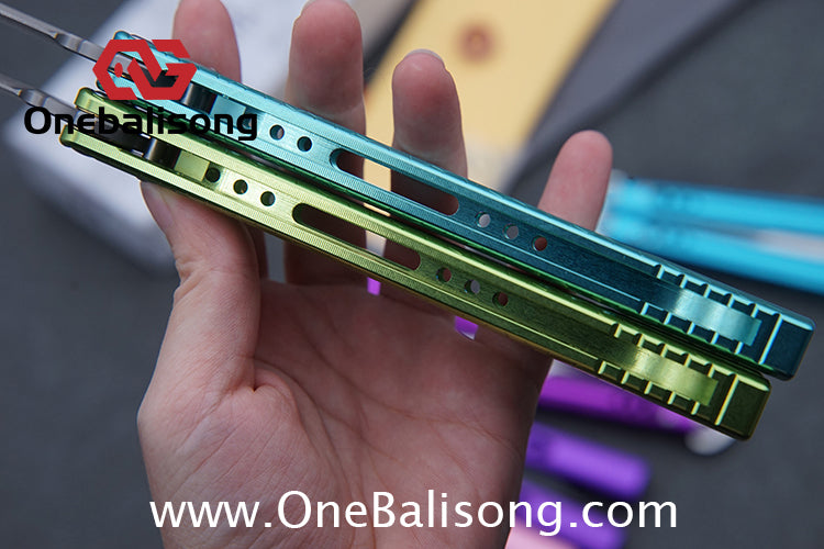 TITUS MC REP Python Balisong Clone 7075 Aluminum Alloy Handle VG10 Stainless Steel