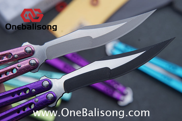 TITUS MC REP Python Balisong Clone 7075 Aluminum Alloy Handle VG10 Stainless Steel