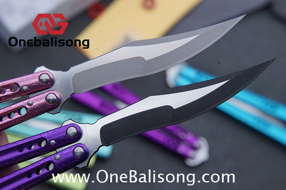 TITUS MC REP Python Balisong Clone 7075 Aluminum Alloy Handle VG10 Stainless Steel