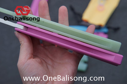 TITUS G10 HOM Balisong Clone G10 Handle G10 Blade POM Injection Safety Material Bushing