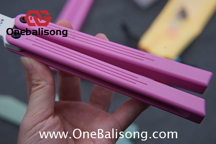 TITUS G10 HOM Balisong Clone G10 Handle G10 Blade POM Injection Safety Material Bushing
