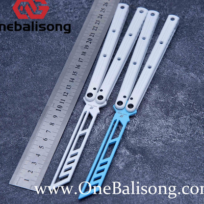 ARMED SHARK kraken v3 clone 7075 Seven series aluminum alloy handle stainless steel Trainer blade Bushings
