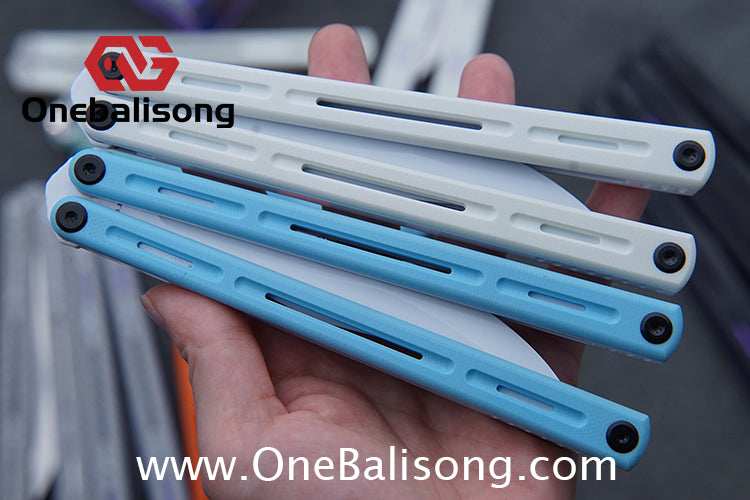 TITUS Egret Original Balisong 7075 Aviation Aluminum Alloy Handle 14C28N/5Cr13Mov Stainless Steel Blade Bushing