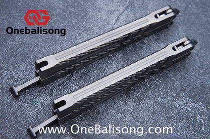 Theone BRS chAB New Anti Slip Texture Version Clone Titanium  One-piece Structure Balisong