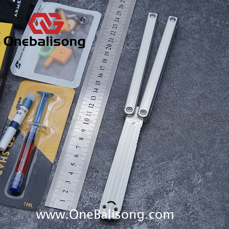 Armed Shark 7075 Aluminum Squiddy Balisong Clone 7075 Aluminum Materia