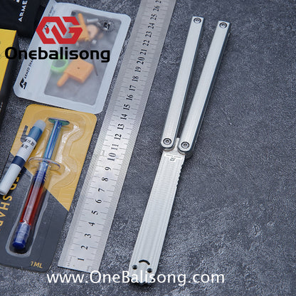 Armed Shark 7075 Aluminum Squiddy Balisong Clone 7075 Aluminum Materia