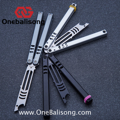 ARMED SHARK V5 Madko Clone Aluminum alloy handle stainless steel Trainer blade One-piece structure Bushing