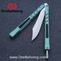 Theone BRS chAB New Anti Slip Texture Version Clone Titanium  One-piece Structure Balisong
