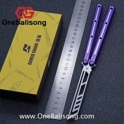 ARMED SHARK kraken v3 clone 7075 Seven series aluminum alloy handle stainless steel Trainer blade Bushings