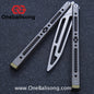EXTREMES Balisong Titanium Alloy Handle 440c Stainless Steel Blade Bushing