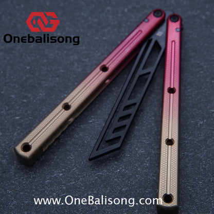 ARMED SHARK kraken v3 clone 7075 Seven series aluminum alloy handle stainless steel Trainer blade Bushings