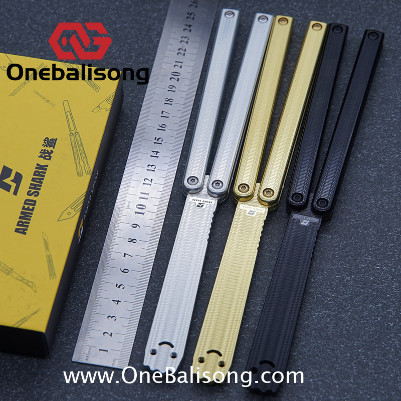 Armed Shark 7075 Aluminum Squiddy Balisong Clone 7075 Aluminum Materia